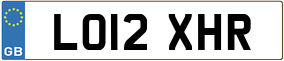 Truck License Plate